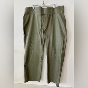 🆕 Chico's Perfect Stretch Pull-on Slim Ankle Pants in Fatigue *NWT* $75